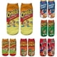 thumbnail image 2 of Calcetines tobilleros de algodón con estampado 3D divertido de alimentos y patatas fritas para verano, informales, para mujer y hombre, 2 of 5