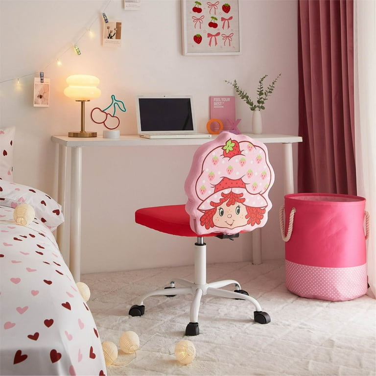 Strawberry Shortcake , Kids Figural Desk Chair, Pink/Red - Walmart.com