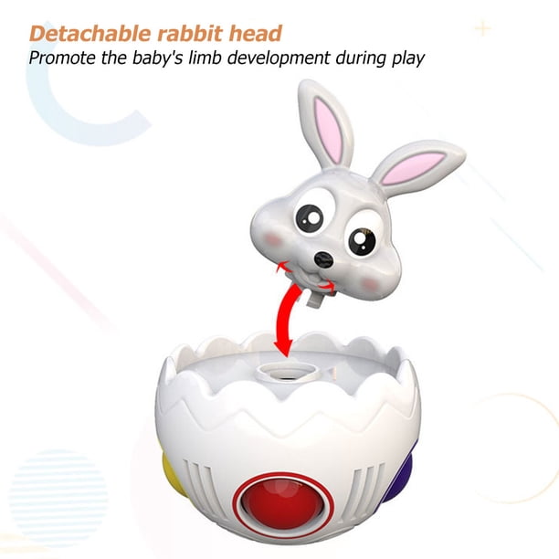Jugues antiestrés de burbujas para niños y adultos rompecabezas sensoriales con Tmvgtek cabeza de conejo Montessori regalos para niños