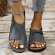 thumbnail image 1 of Karight Women's Casual Sandals, Summer Flat Shoes, Comfortable Ring Toe Sandals, Casual Non Slip Beach Shoes, 1 of 9
