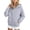 Gray, variant on SHTXOZHI Warm Hooded Sweatshirt for Kids Girls Long Sleeve Solid Color Pullover Casual Outdoor Winter Tops with Pocket