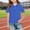 Blue, variant on Kids Short Sleeve Polo Shirt School Uniform Shirts For Girls Boys Red 4-5 Years