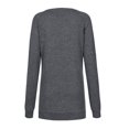 thumbnail image 4 of Womens Casual Long Sleeve Round Neck Sweatshirts Printed Loose Top Athletic Women Women Thin Long Sleeve Shirt Ladies Long Sleeve Shirts, 4 of 7