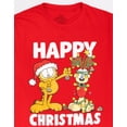 thumbnail image 2 of Garfield T-Shirt Rouge à Manches Courtes pour Hommes, 2 of 6