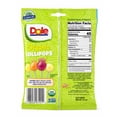 thumbnail image 3 of Dole Organic Lollipops | Pineapple, Orange, Strawberry and Banana Naturally flavored Lollipops 1.63 oz 3 bags, 3 of 5
