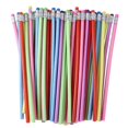thumbnail image 1 of 60 Pieces Bendable Pencil Flexible Bendy Soft Pencils With Eraser, Colorful, 1 of 5