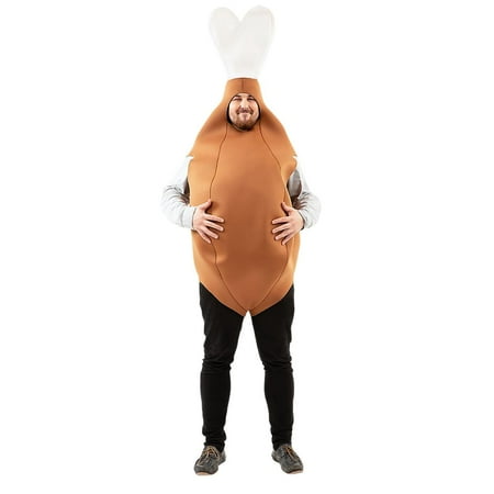 Chicken Drumstick Adult Unisex Costume | One Size