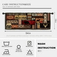 thumbnail image 3 of Farmhouse Rustic Cabin Kitchen Curtain Valance 54W x 18H Rod Pocket Lodge Primitive Bear Deer Country Tribe Vintage Rural Window Treatment for Living Room Bedroom Bathroom Laundry, 3 of 6