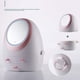 thumbnail image 2 of Organizador de cosméticos Caja de almacenamiento transparente con espejo HD Luz LED Lámpara recargable por USB Joyas Maquillaje A prueba de polvo Maquillaje portátil, 2 of 8