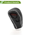 thumbnail image 4 of Unique Bargains Gear Shift Knob Cover for Honda CR-V 2008-2011 Anti-Slip Black Beige Stick Shifting Handle Protector Faux Leather 1 Pc, 4 of 6