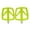 Color:Yellow green, variant on 2pack Durability Bearing Nonslip Pedals Professional Road Bike Pedals for Enhancing Cycling Stability