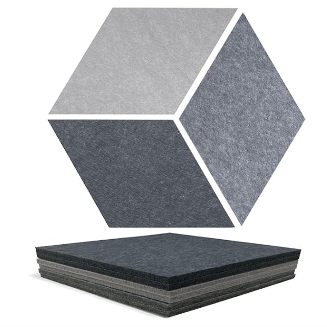 9 paquetes de almohadillas de aislamiento de sonido con reducción de ruido de diamante, para estudios musicales Afortunado Sencillez