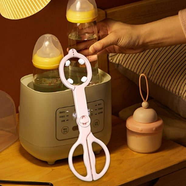 Soporte para biberón abrazadera multifuncional para biberón Clip para biberón resistencia al calor Rosa Hugo