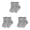 灰色, variant on 1-3Pair Vented Moisturizing Gel Heel Socks Toeless Spa Foot Care Treatment for Dry Cracked Heels Soften Calluses Overnight Hydration Repair Gel Lined Breathable Socks for Women Men