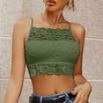 thumbnail image 2 of DXOUPM Womens Tank Tops Versatile Hollow Lace Spaghetti Strap Slim Fit Summer Shirts Trendy, 2 of 3