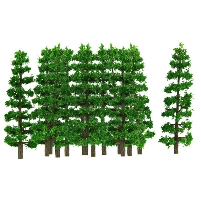 20pc Fir Tree Model Train Railway Wargame Diorama Arquitectura Paisaje HO OO perfke Modelo Abetos