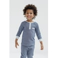 thumbnail image 2 of Cozeeme Layette Henley T-Shirt and Pants Play Set Outfit Newborn to Little Kid, 2 of 5