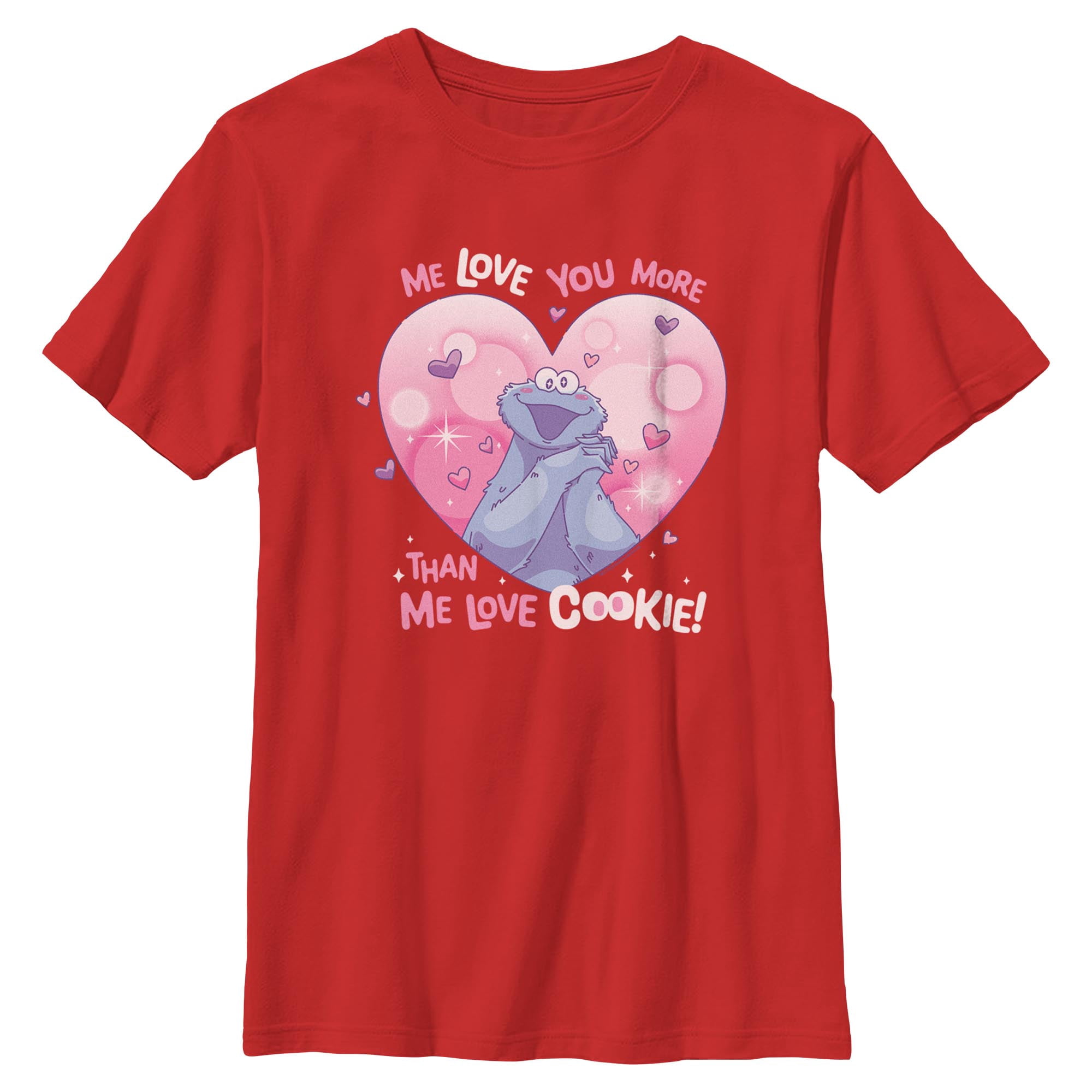 Boys Sesame Street Me Love You More Than Cookie T Shirt