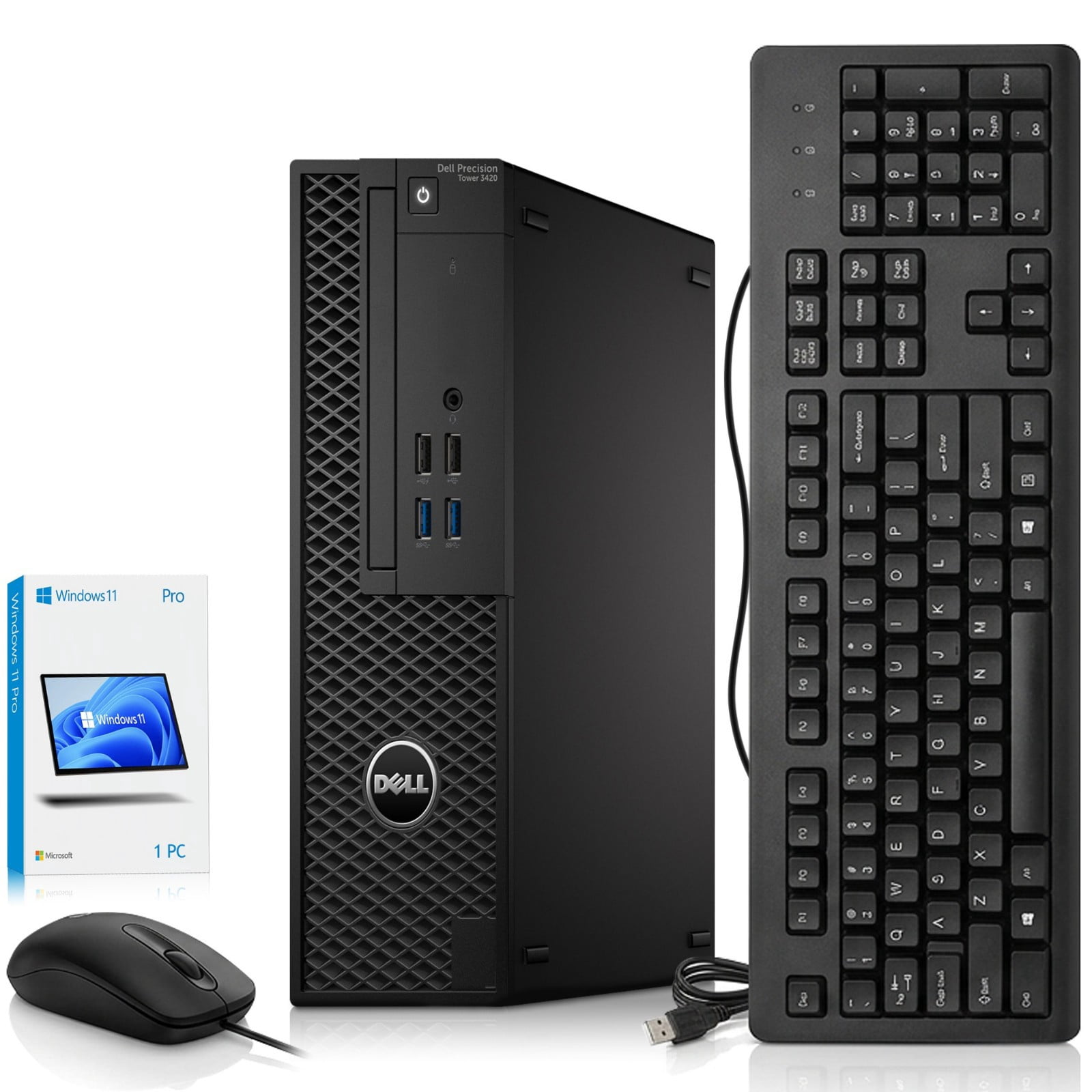 Restored Dell OptiPlex 3040 SFF Desktop Computer i3-6100 16GB RAM
