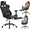 Camo, variant on BORGEBY Gaming Chair for Adults ,High-Back ergonomic office chair with footrest , PU Leather swivel gaming chair with Lumbar Support, for Home Office and Gaming(White)