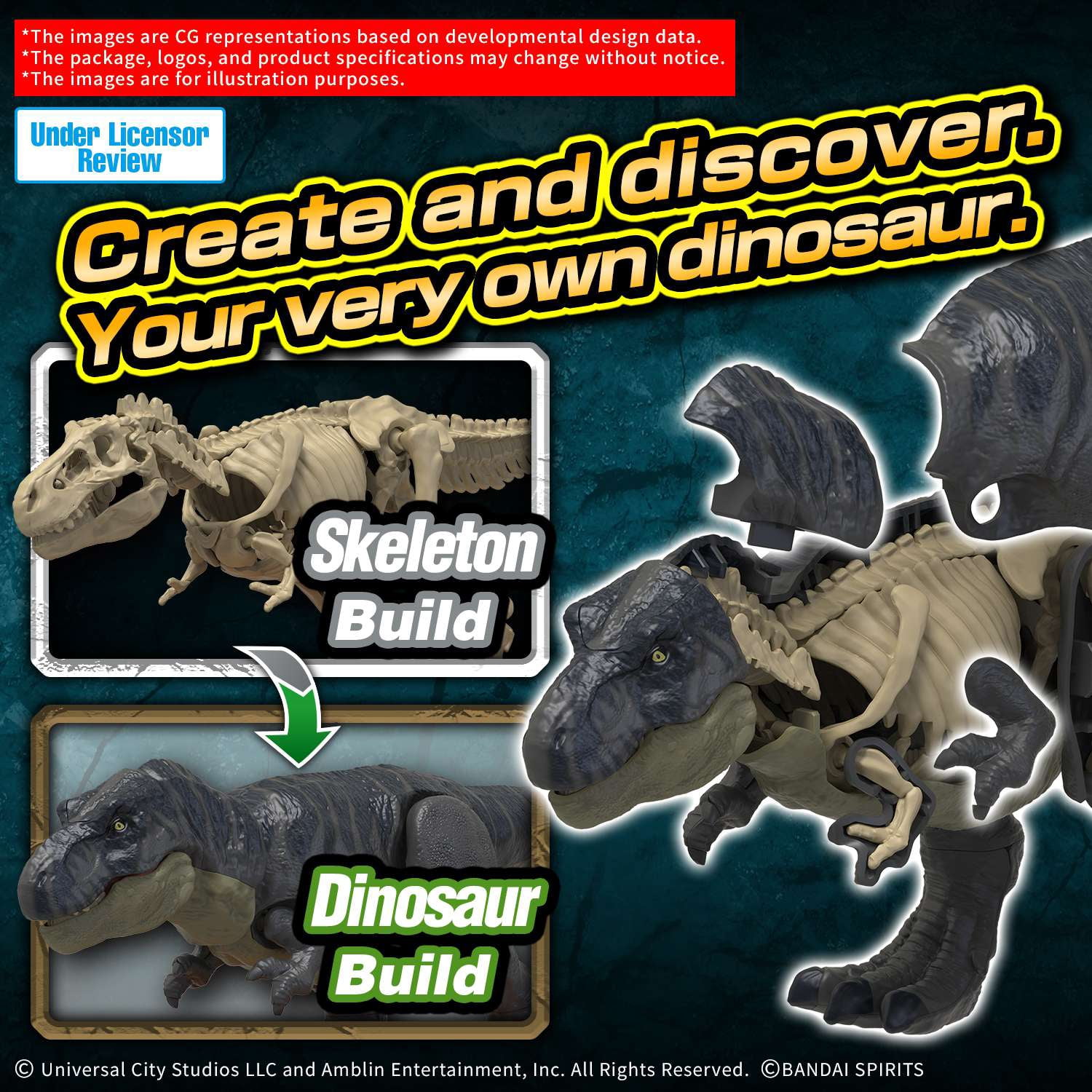 Jurassic World Rebirth Plannosaurus T. Rex Model Kit