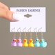 thumbnail image 1 of Juego de 5 pendientes colgantes de animales, ranas, patos, nubes, oso de goma, pendiente de gota, geométrico exagerado, mujer, niña, niños, joyería Punk Tan Jianjun unisex, 1 of 2