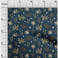 thumbnail image 2 of oneOone Cotton Poplin Twill Navy Blue Fabric Floral Quilting Supplies Print Sewing Fabric By The Yard 56 Inch Wide, 2 of 4