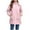 Pink, variant on CFLVAEK Womens Plus Size Rain Coat Zip Up Waterproof Parkas with Pockets Fall Winter Quilted Jackets Outdoor Windbreaker Jacket with Hood Blue L