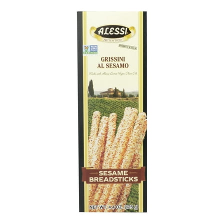 Alessi Grissini Torinesi Thin Breadsticks 3 oz Pack of 2