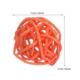 thumbnail image 5 of FRCOLOR 50PCS Rattan Ball Toy Parrot Chew Toy Wicker Balls Grass Rattan for Birds, 5 of 8