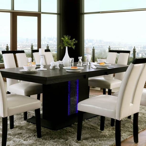 America Welles Led Dining Table, Led Dining Room Set