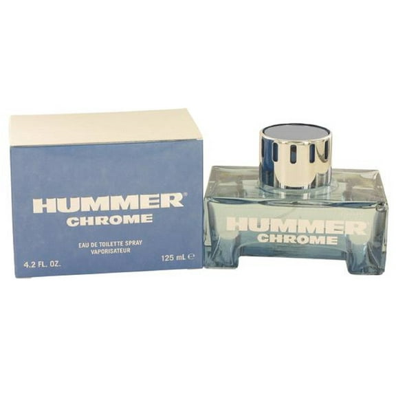 HUMMER CHROME * Hummer 4.2 oz / 125 ml Eau de Toilette (EDT) Men Cologne Spray