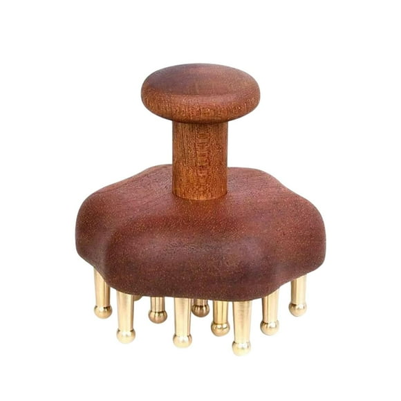 Bunblic Wood Massage Body Brush Tool Body Massager Brush Tool for Back Legs Shoulder