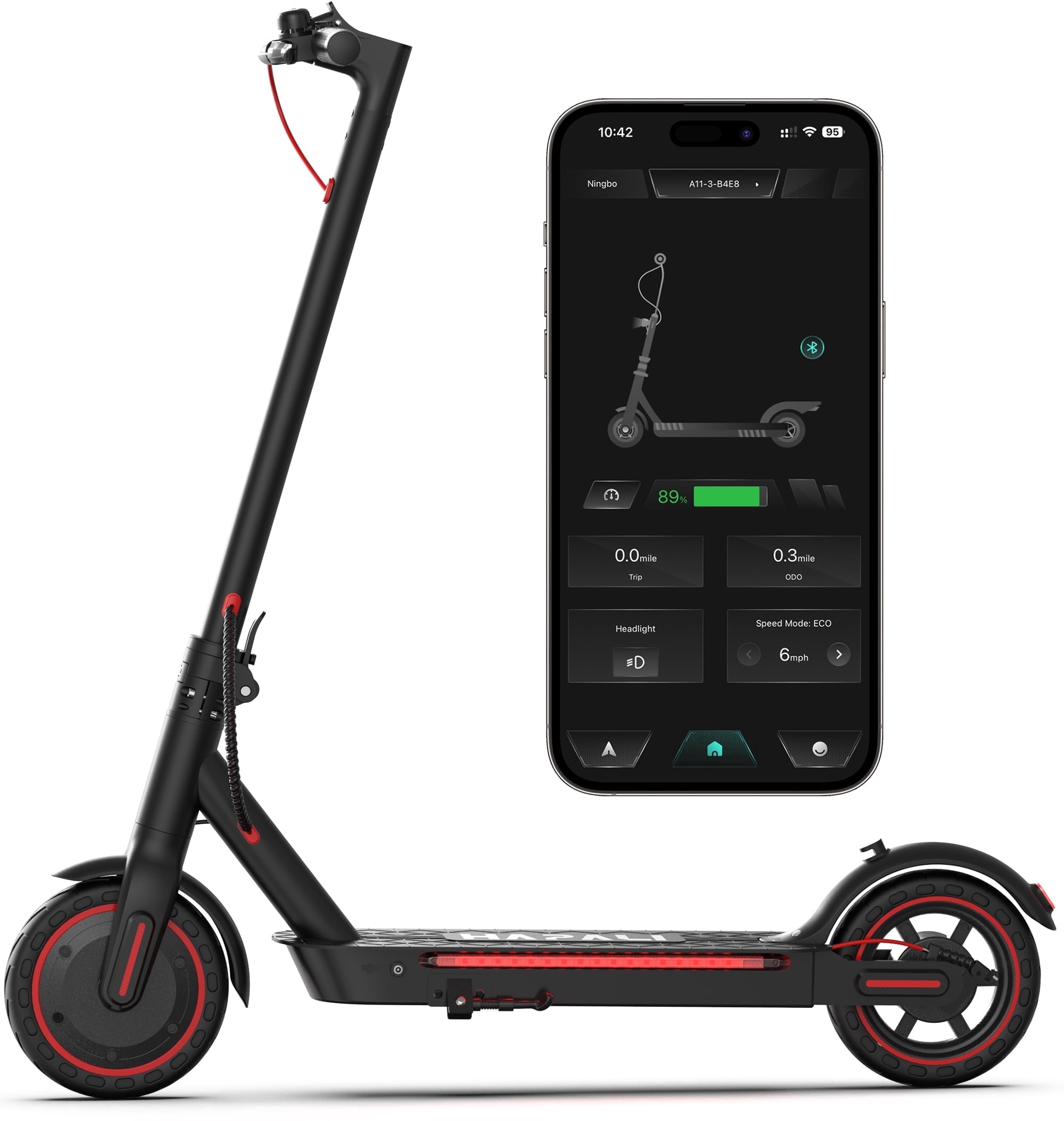 Electric Scooter for Adults, Up to 23 Miles & 22 MPH, 550W Motor