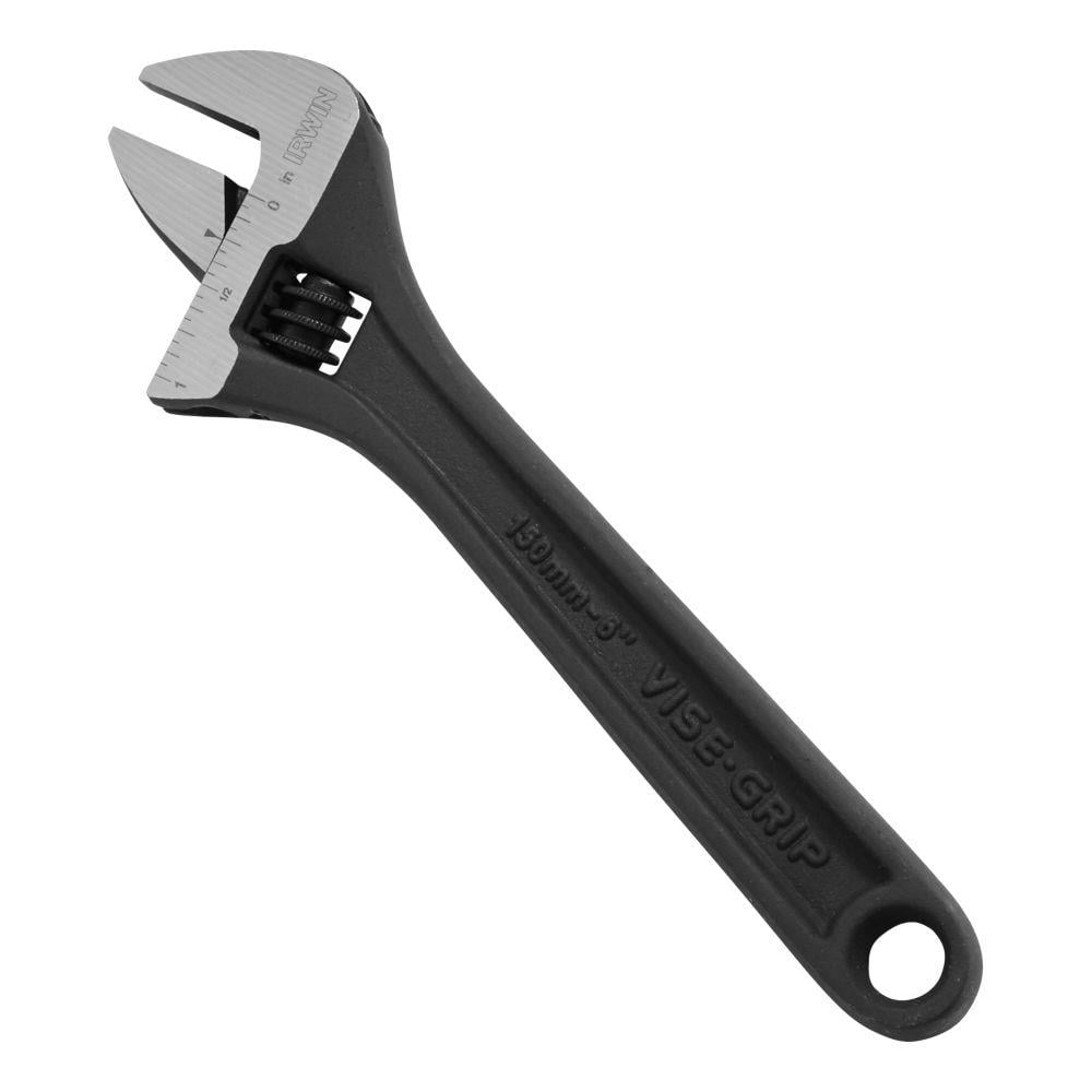 Irwin1913185 VISEGRIP 6in Black Oxide Adjustable Wrench Walmart