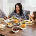 thumbnail image 3 of FOUNDLDF 6-Piece Bohemian Style Ceramic Bowl Set | 10 oz Creative Dessert Bowls | Snack & Fruit Bowls for Home | Microwave & Dishwasher Safe, 3 of 7