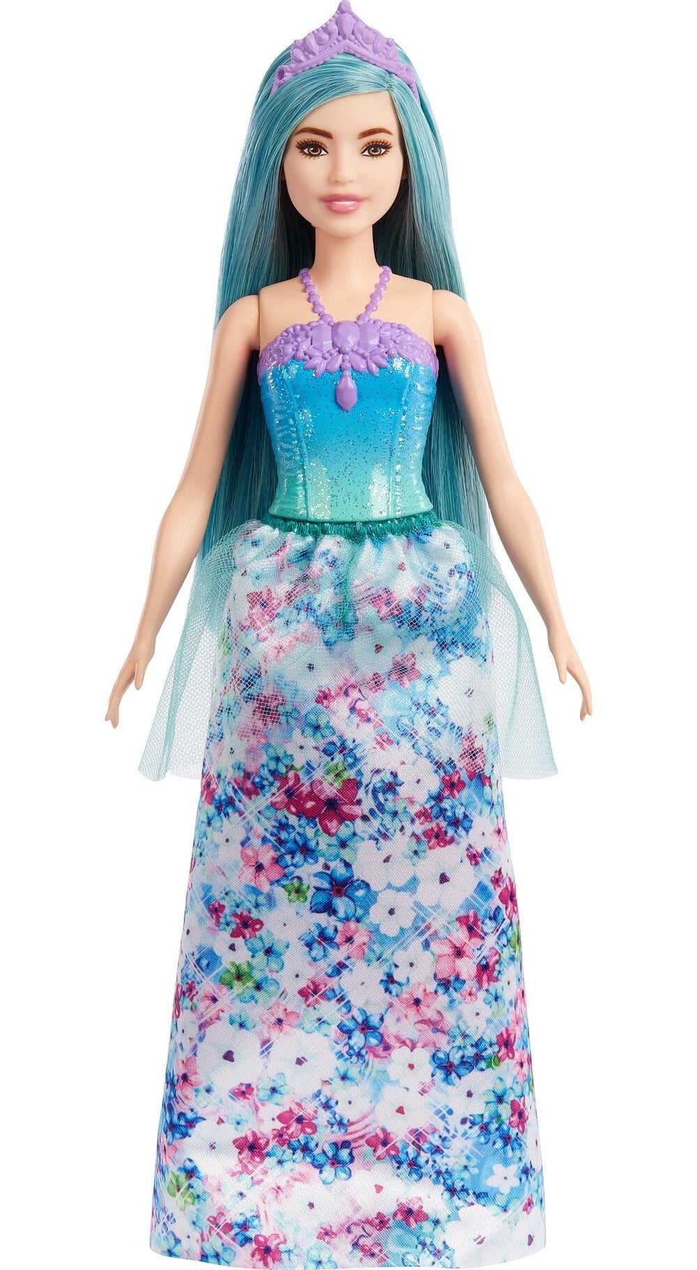 Barbie Dreamtopia Princess Doll (Petite, Turquoise Hair), 3 Year Olds & Up