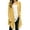 Yellow, variant on Womens Lightweight Cardigans Solid Linen-cotton Long Sleeve Cardigans for Daily Commuting Wear