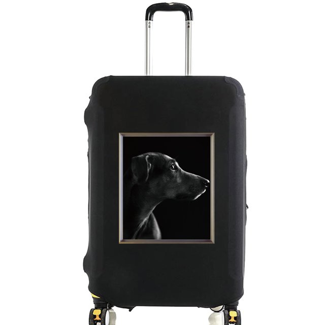 Animal Series Printed Pattern Travel Essentials Bag with 18-32 Inch Capacity Travel Accessories Trolley Case Protective Cover 8animal 043 L