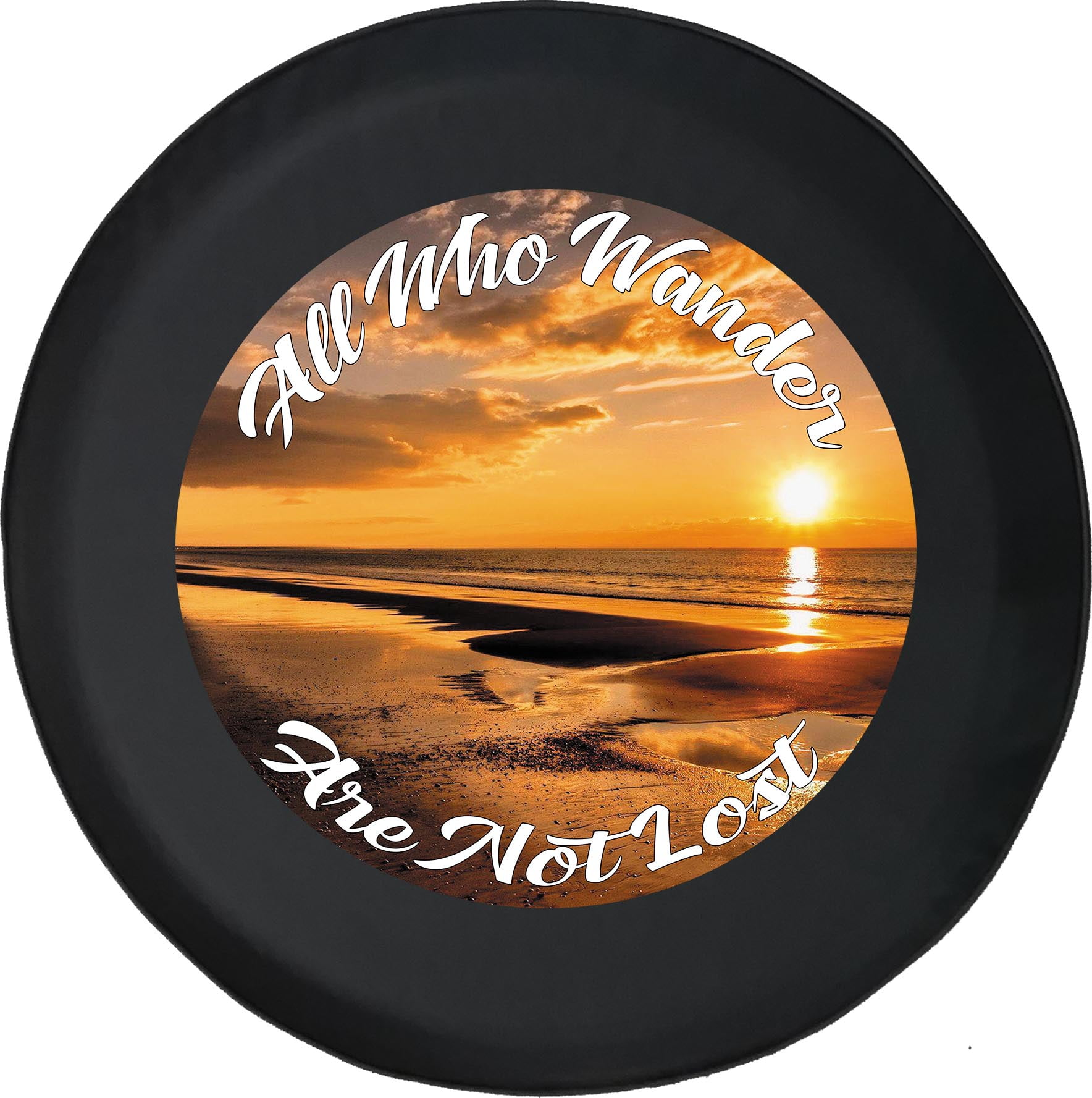 Black Tire Covers Tire Accessories for Campers, SUVs, Trailers