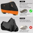 thumbnail image 4 of Funda para motocicleta Seceles 300D Oxford impermeable XXL, 4 of 8