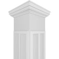 thumbnail image 4 of Ekena Millwork 8"W x 9'H Craftsman Classic Square Non-Tapered Artisan Fretwork Column w/ Tuscan Capital & Tuscan Base, 4 of 8