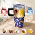 thumbnail image 6 of 20OZ Insulated Unicorn Cup with Handle and Straw Double Wall Stainless Steel Tumbler Travel Mug Maintains Drink Temperature Perfect Presents for Women Mom Friends on Birthday Christmas Thanksgiving, 6 of 6