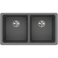 thumbnail image 4 of Elkay ELGU3322BK0 Gourmet e-granite Double Bowl Undermount Sink, Available in Various Colors, 4 of 7