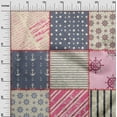 thumbnail image 3 of oneOone Silk Tabby Gray Fabric Nautical Sewing Craft Projects Fabric Prints By Yard 42 Inch Wide, 3 of 6