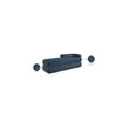 thumbnail image 2 of Meridian Furniture Kennedy Light Blue Chenille Fabric Bench, 2 of 14