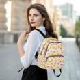 thumbnail image 6 of FORMRS Mini Backpack Purse for Women Travel Daypack Casual Shoulder Bag, White Stars Pattern, 6 of 7