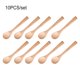 thumbnail image 3 of Paquete de 10 cucharas de madera pequeñas herramientas de comedor de niños Condimentos de cocción para el condimento de la cocina Aceite té azúcar mermelada tipo 11 Inevent HA059797-11B, 3 of 6