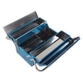 thumbnail image 2 of Caja de almacenamiento de bandeja de capas, caja de almacenamiento de herramientas plegable de 2 capas y 3 bandejas con asa Resultados impresionantes, 2 of 14