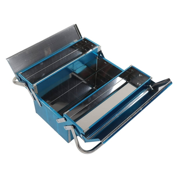 Caja de almacenamiento de herramientas NikouMX 2 capas 3 bandejas acero inoxidable